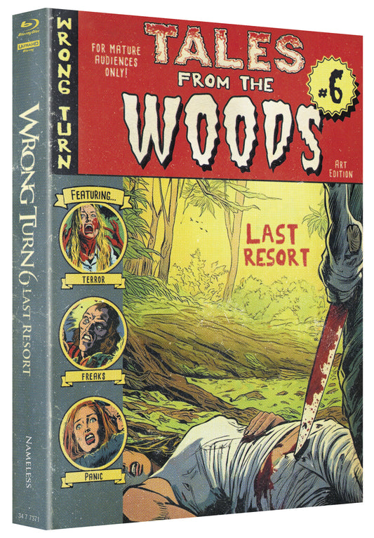 WRONG TURN 6 - MEDIABOOK - COVER D - COMIC - BD/4K-UHD