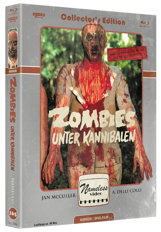 ZOMBIES UNTER KANNIBALEN - MEDIABOOK - COVER C - RETRO - 4DISC EDITION