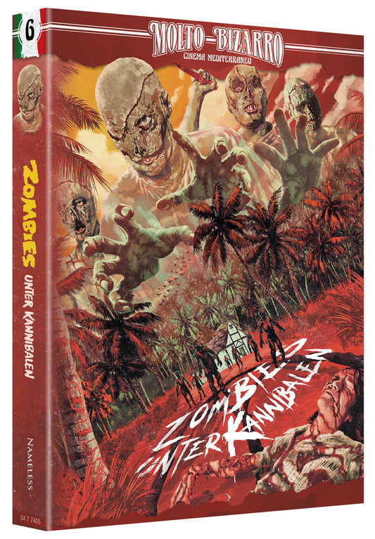 ZOMBIES UNTER KANNIBALEN - MEDIABOOK - COVER D - MOLTO BIZZARO - 4DISC EDITION