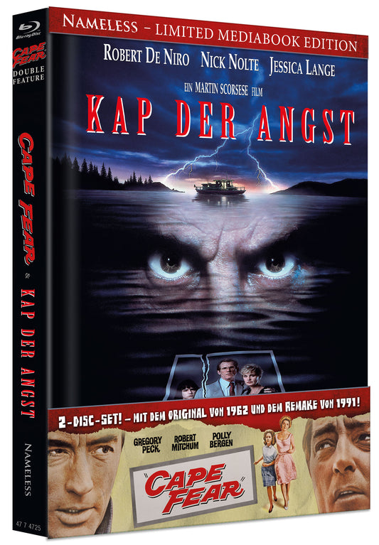 CAPE FEAR - KAP DER ANGST - DOUBLE FEATURE - MEDIABOOK - COVER A