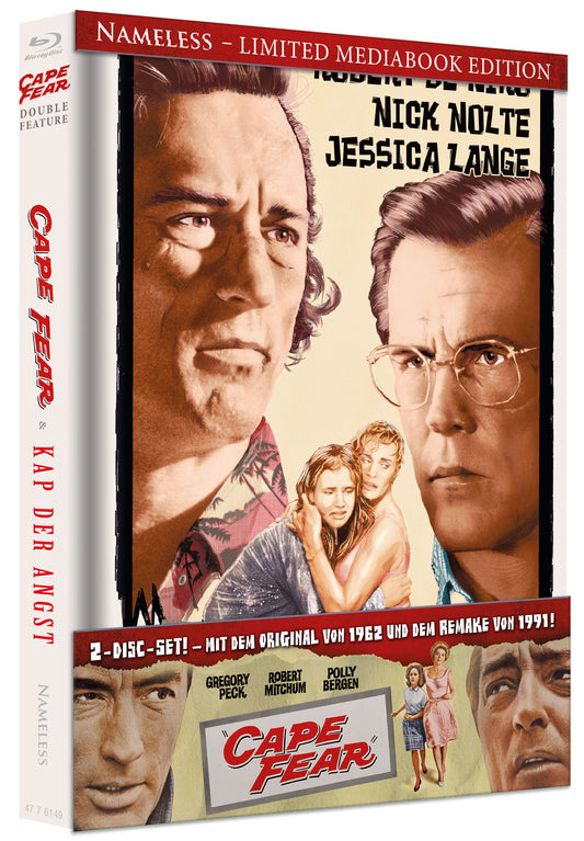 CAPE FEAR - KAP DER ANGST - DOUBLE FEATURE - MEDIABOOK - COVER B