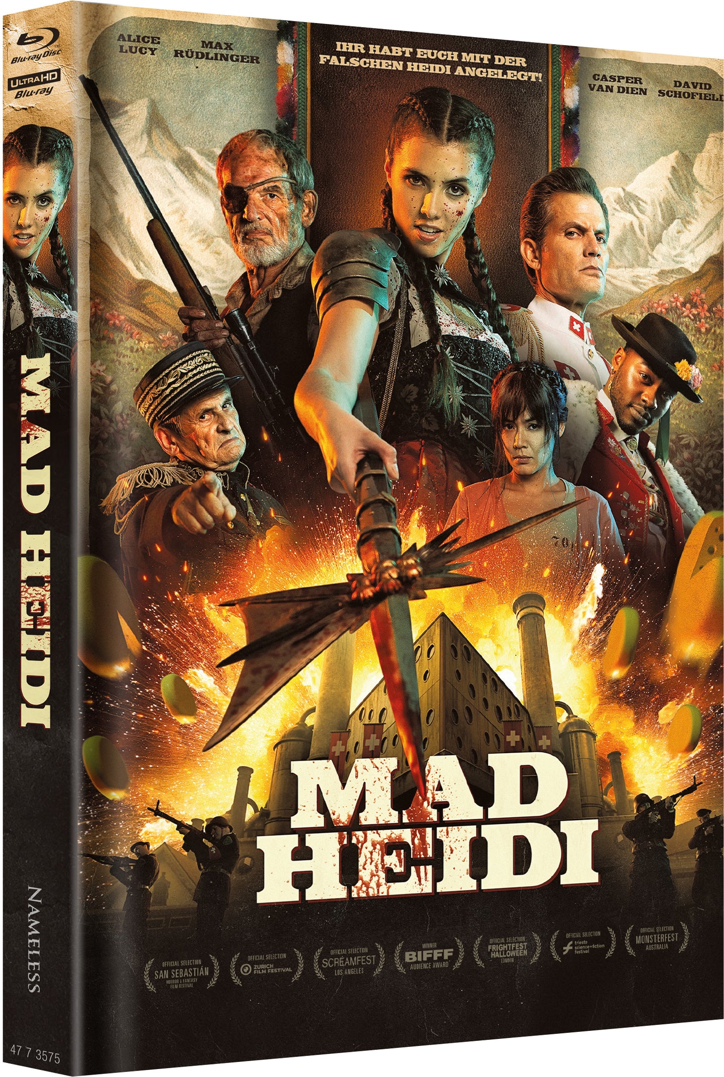 MAD HEIDI - COVER A - MEDIABOOK - BD/UHD/SOUNDTRACK CD