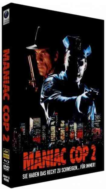 Maniac Cop 2 - Uncut Mediabook - 4K Ultra HD/BD/DVD Cover A