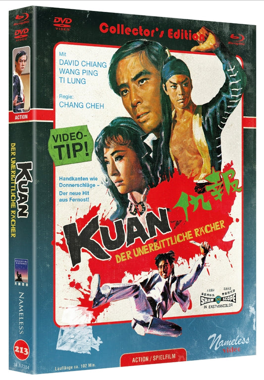 KUAN - DER UNERBITTLICHE RÄCHER - MEDIABOOK - COVER C - BD/DVD
