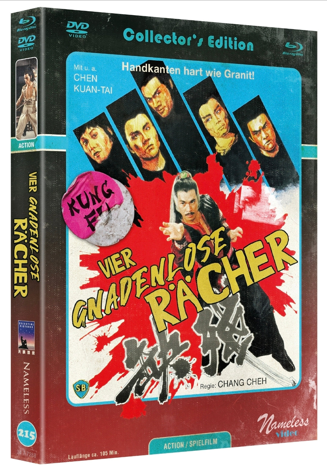 VIER GNADENLOSE RÄCHER - MEDIABOOK - COVER C - BD/DVD