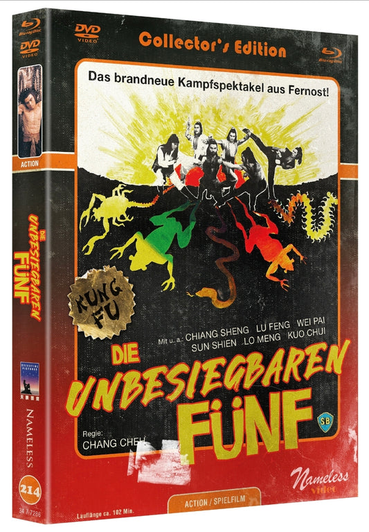 DIE UNBESIEGBAREN FÜNF - MEDIABOOK - COVER C - BD/DVD