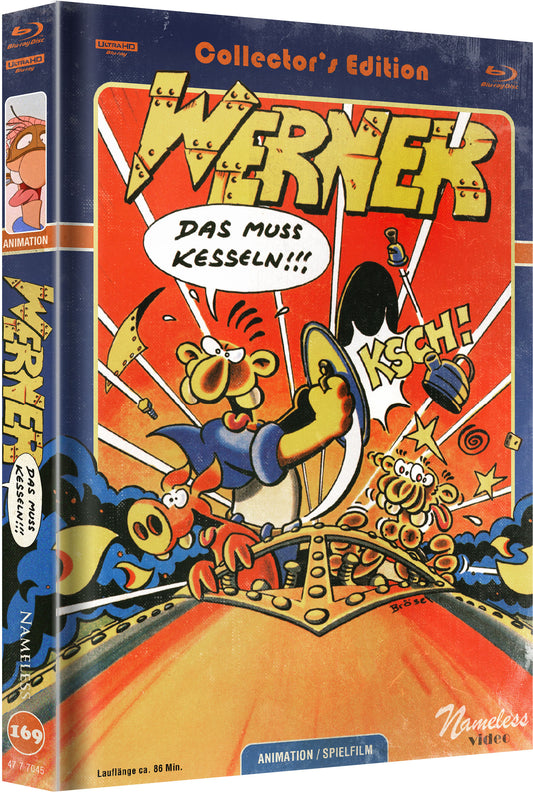 WERNER 2 - DAS MUSS KESSELN - MEDIABOOK - COVER C - UHD/BD