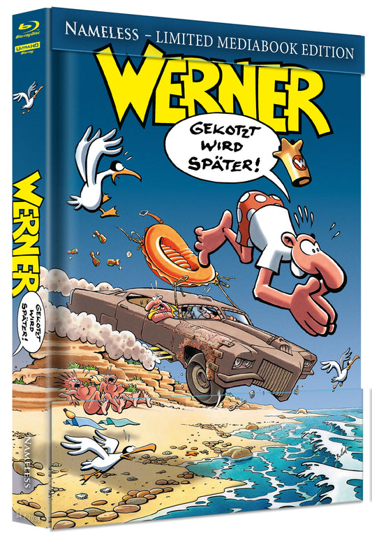 WERNER 4 GEKOTZT WIRD SPÄTER - MEDIABOOK - COVER A - UHD/BD