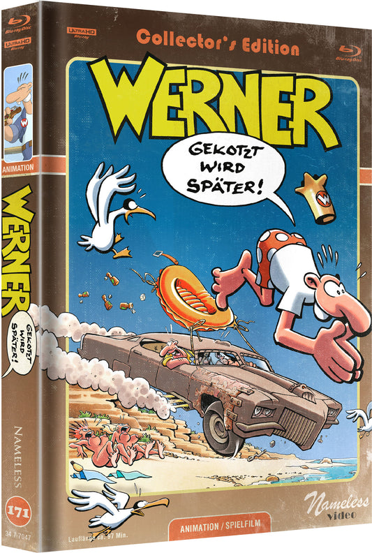 WERNER 4 GEKOTZT WIRD SPÄTER - MEDIABOOK - COVER C - UHD/BD